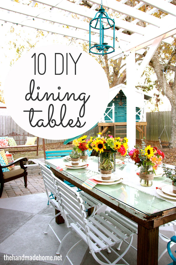 10 DIY dining table ideas - build your own table
