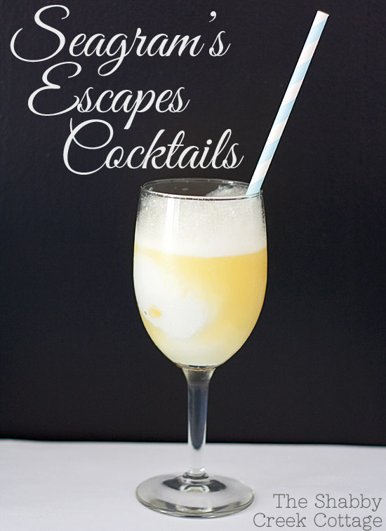 Easy cocktails with Seagrams Escapes The Shabby Creek Cottage