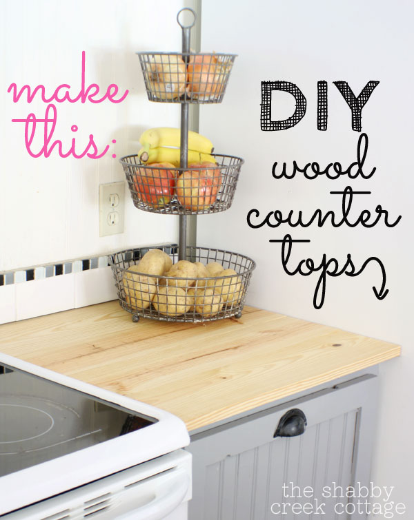 DIY Inexpensive Wood Countertop — The Learner Observer
