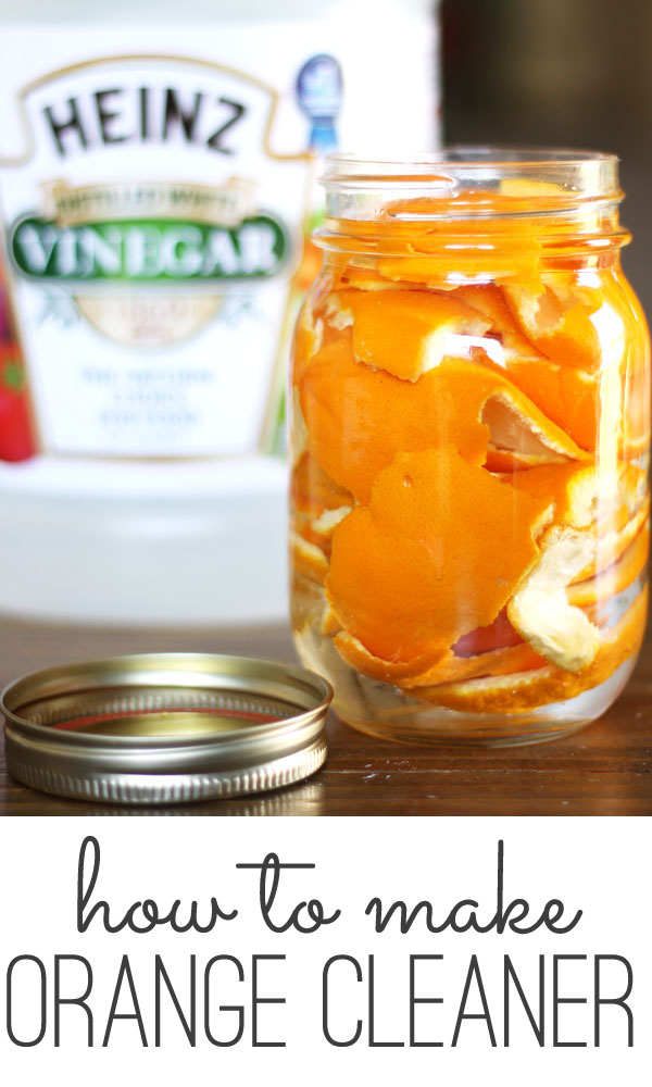 Easy DIY Orange Peel Cleaner (With Vinegar) - Live Simply