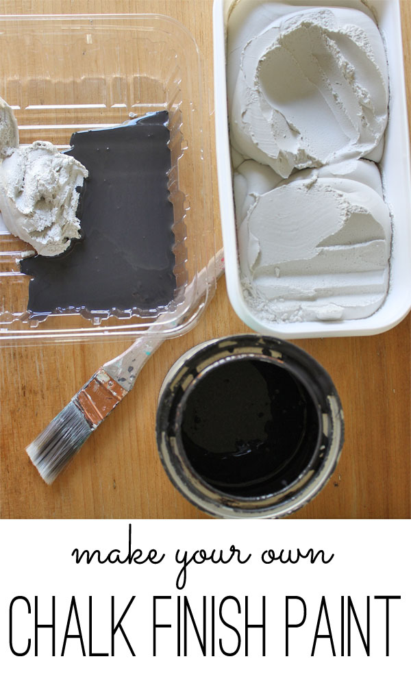 How to Make Chalk Paint With Acrylic Craft Paint - In My Own Style