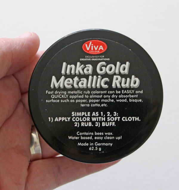 DIY gold texture art tutorial