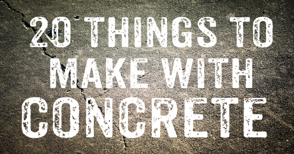 20 cool concrete projects