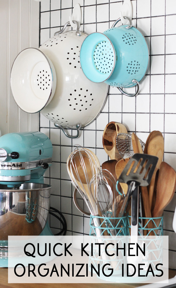 Quick Kitchen Organizing Ideas