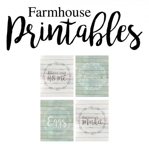 Free Farmhouse Style Printables - The Shabby Creek Cottage