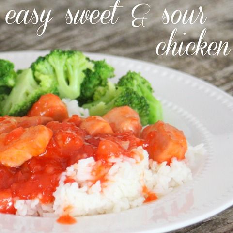 easy sweet and sour chicken