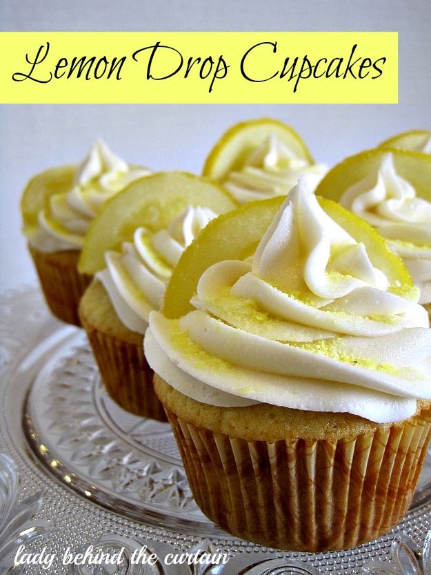 lemon drop cupcakes