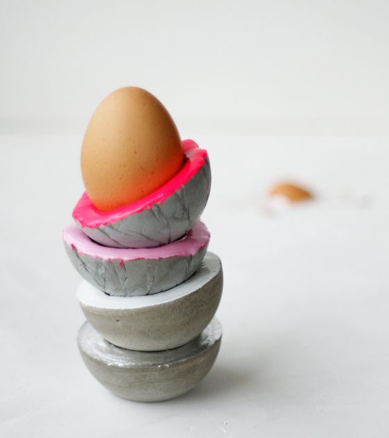 concrete egg cup