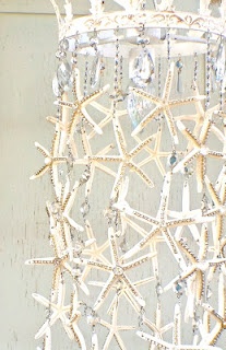 diy starfish chandelier