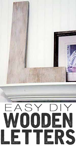 Wooden Letters Quick Easy Diy Tutorial, How To Make Big Wooden Letters