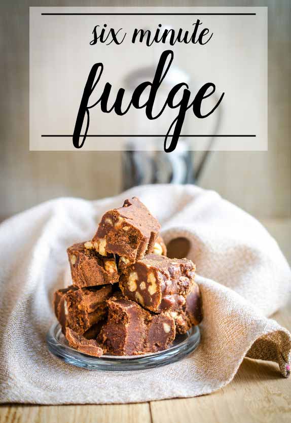 Six minute fudge - definitely trying this one. It doesn't even take a candy thermometer . And it looks SO good!