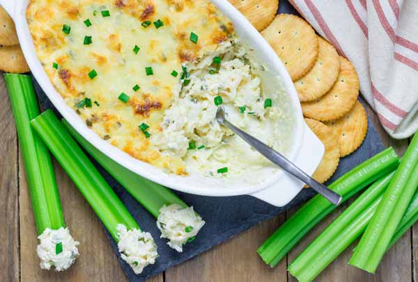 Hot crab dip - one of my favorite appetizers at parties. Trying this recipe for our next book club!
