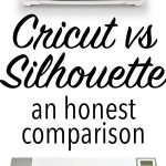 cricut versus silhouette - a side by side comparison