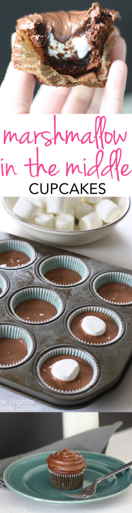 marshmallow in the middle chocolate cupcakes