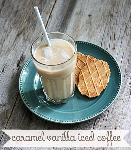 Caramel Vanilla Iced Coffee