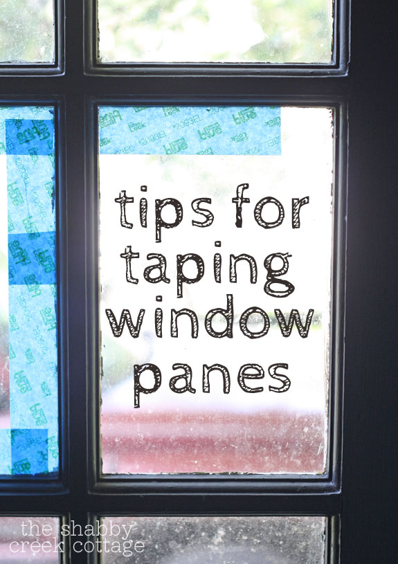 Tips for Taping Window Panes