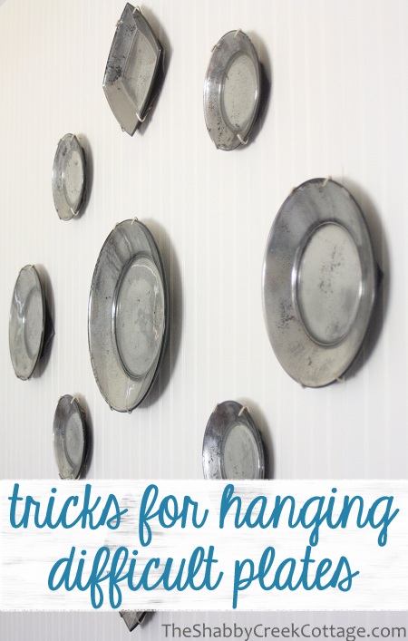 tricks for hanging difficult plates