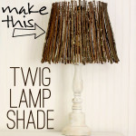 Twig Lamp Shade tutorial