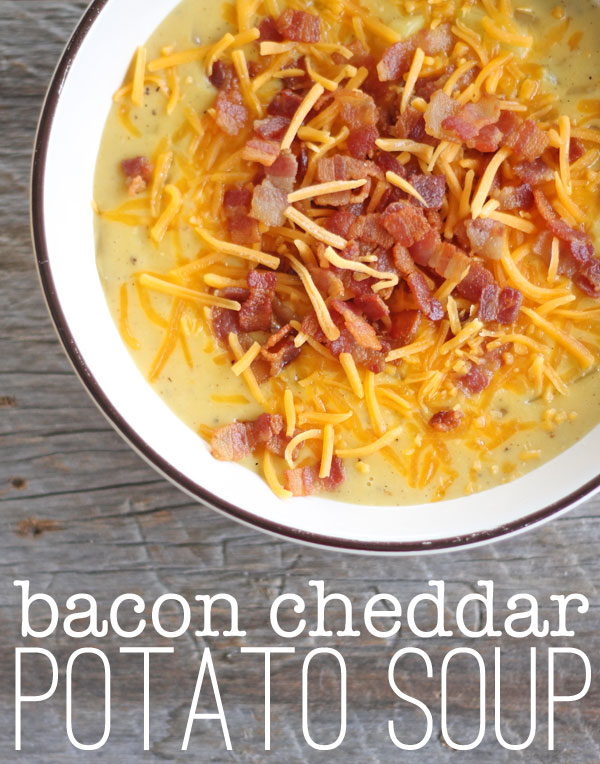 20 minute meal: Bacon Cheddar Potato Soup