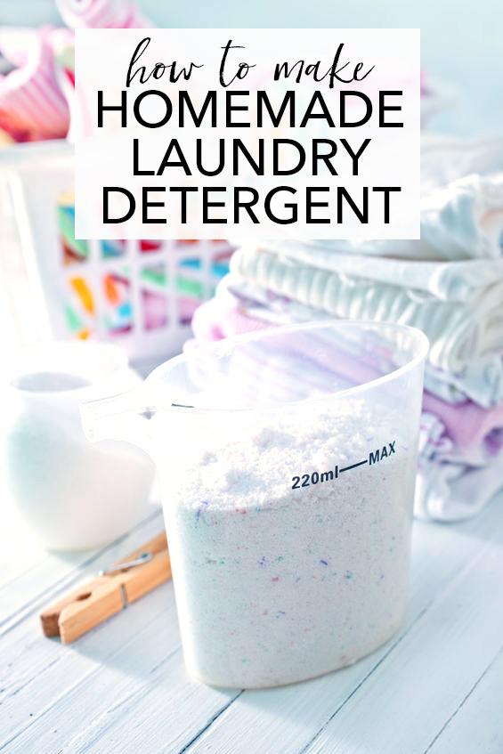 How to make homemade laundry detergent - only pennies per load!
