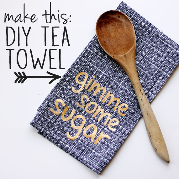 DIY tea towel