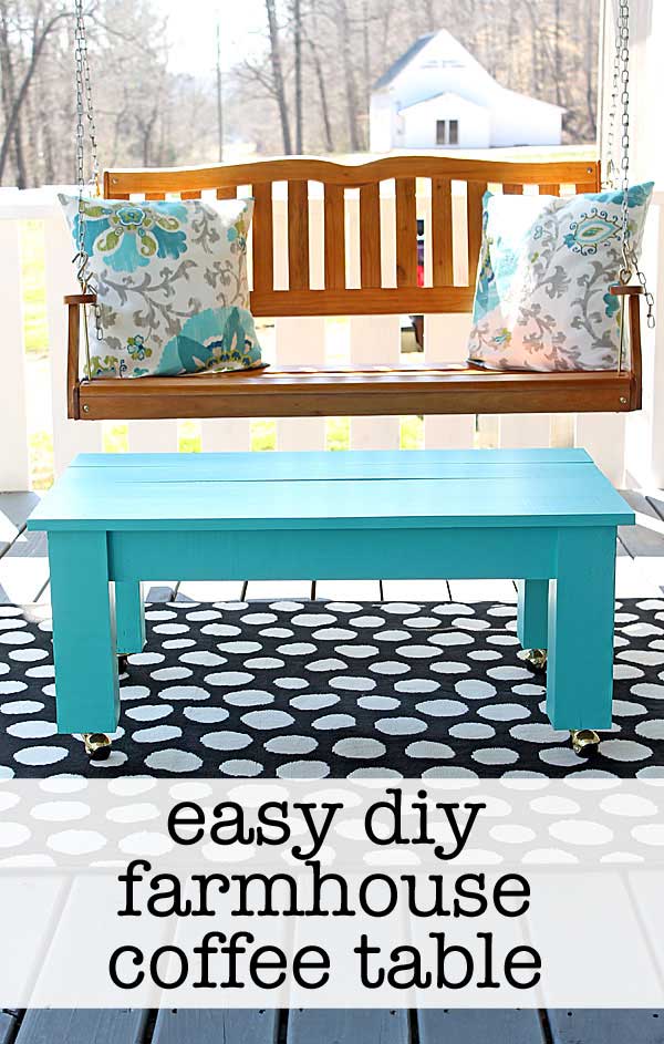 easy diy coffee table