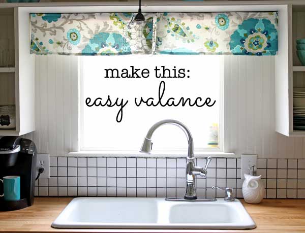 how to make a valance