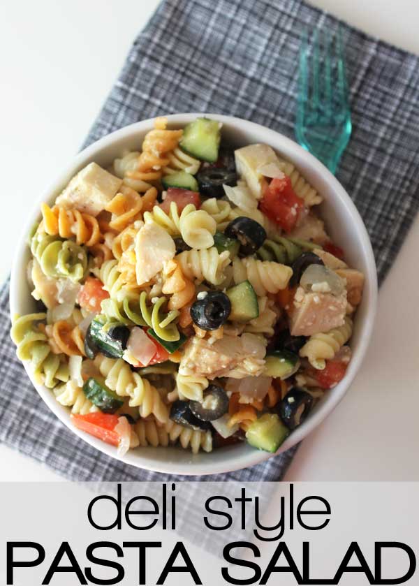deli style pasta salad recipe