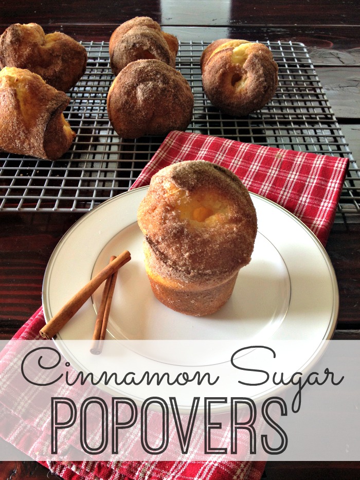 Cinnamon Sugar Popovers