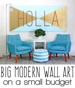 How to make big wall art