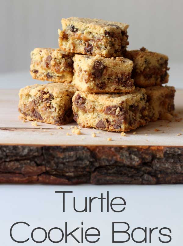 Turtle Cookie Bars