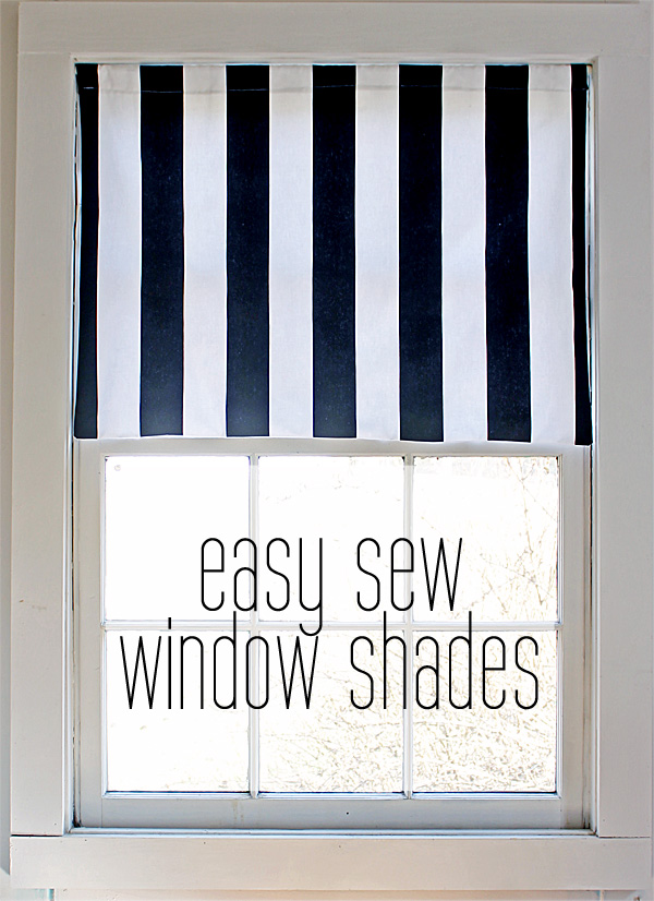 easy sew window shades