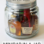 minibar in a jar (an easy gift idea)