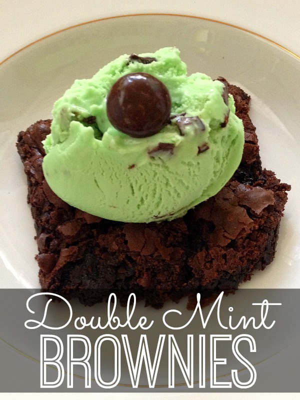 Double-Mint-Brownies