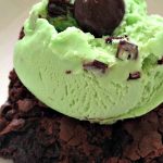 Delicious and easy to make Double mint brownies using junior mints