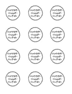 sugar scrub labels