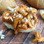 Buffalo chicken slow cooker recipe-only three ingredients