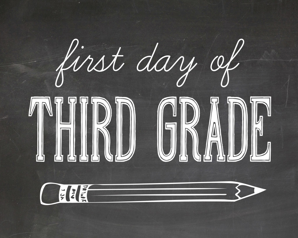 first day of school photography printables