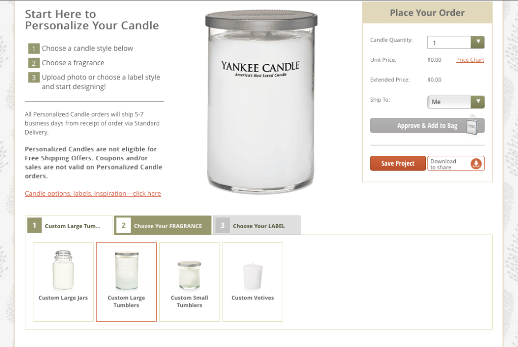 What a great gift idea! Create your own personalized Yankee Candles. Wonderful gift idea for grandparents!