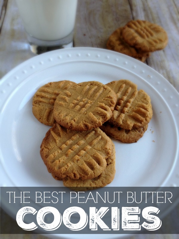 The BEST peanut butter cookies, ever.