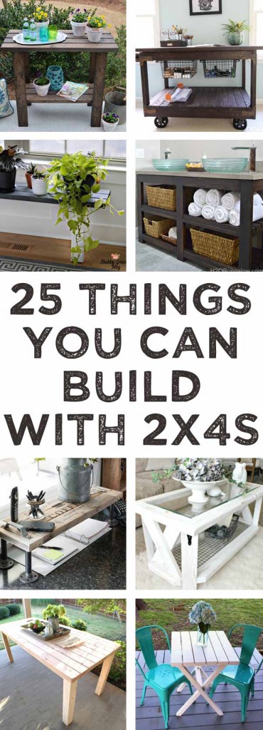 So many good ideas here for things to build with 2x4s!