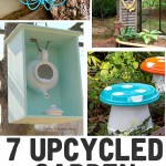 Fun garden projects - love these unique upcycle ideas. I love that they all reuse something in a new way!