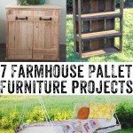 Love these farmhouse style pallet furniture ideas - such great ways to get a stylish look for pennies! I would have never known part of these were pallet furniture.