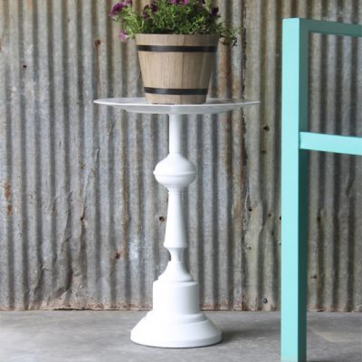 Turn a Lamp into a Side Table