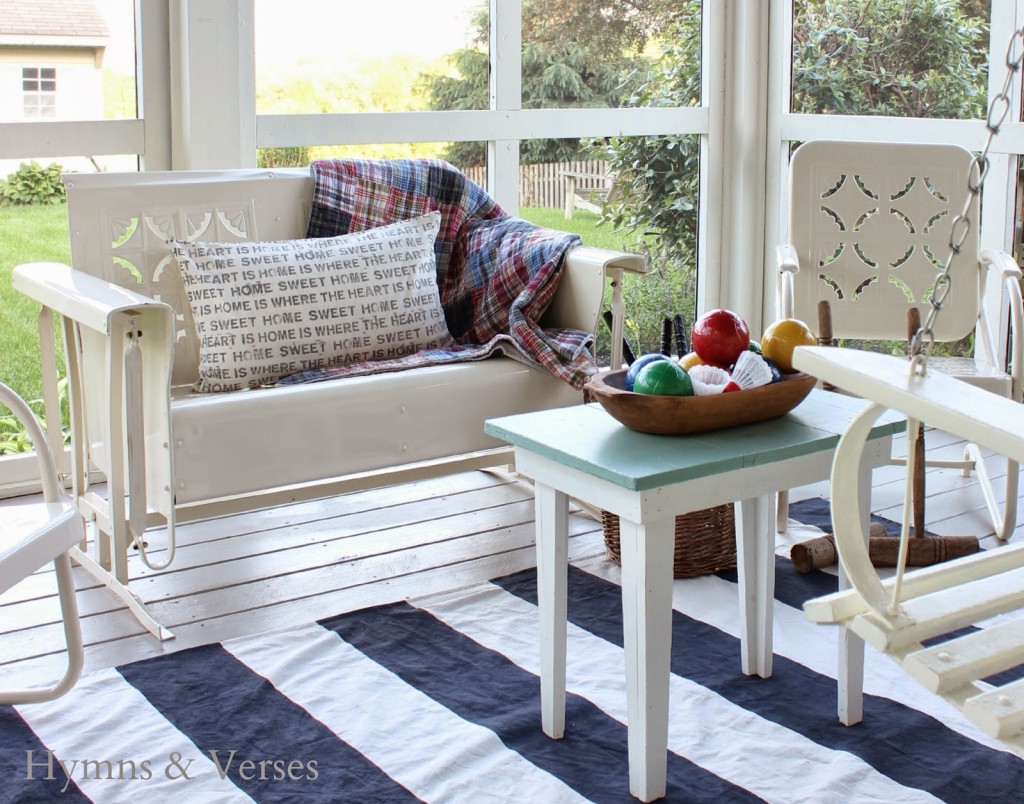 drop cloth rug - The Shabby Creek Cottage