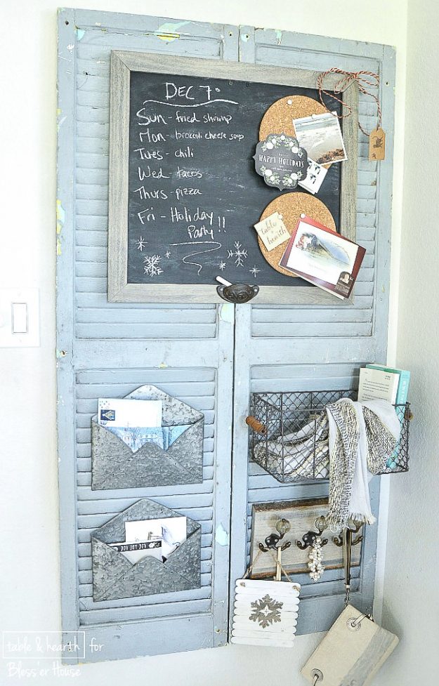 So many great ideas for old shutters! 