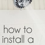 how to install a shower head (it's really simple!)