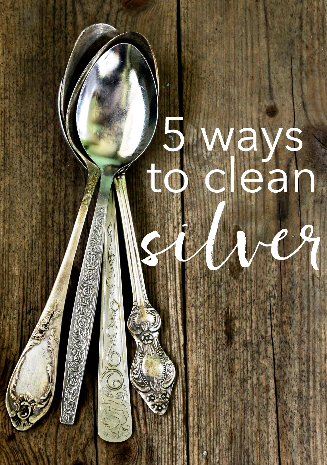 How to clean silver (20 tricks that work with things you have!)
