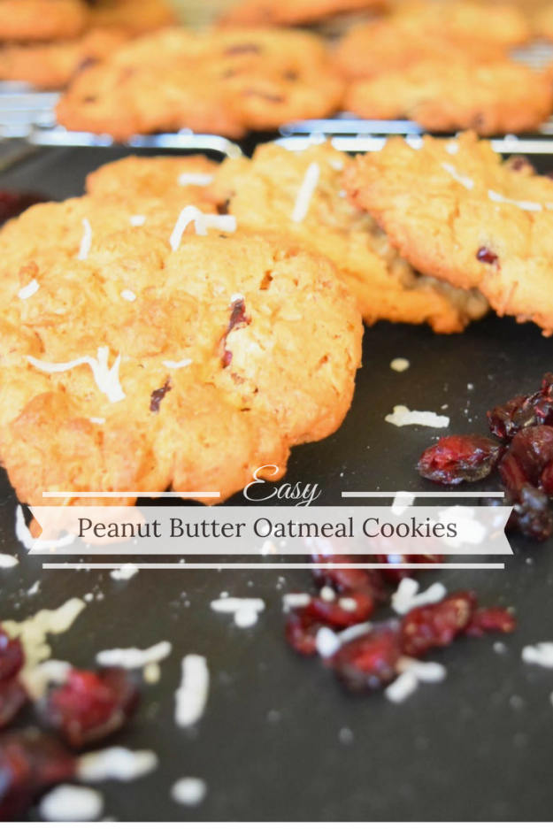 Peanut Butter Oatmeal Cookies |Designers Sweet Spot|www.designerssweetspot.com