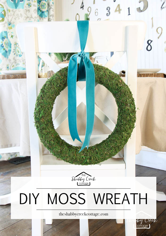 beautiful DIY moss wreath
